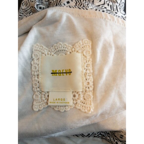 Anthropologie Maeve Jumpsuit L Jamie Print One-Shoulder Wide Leg Romper Sz Large - Picture 10 of 12